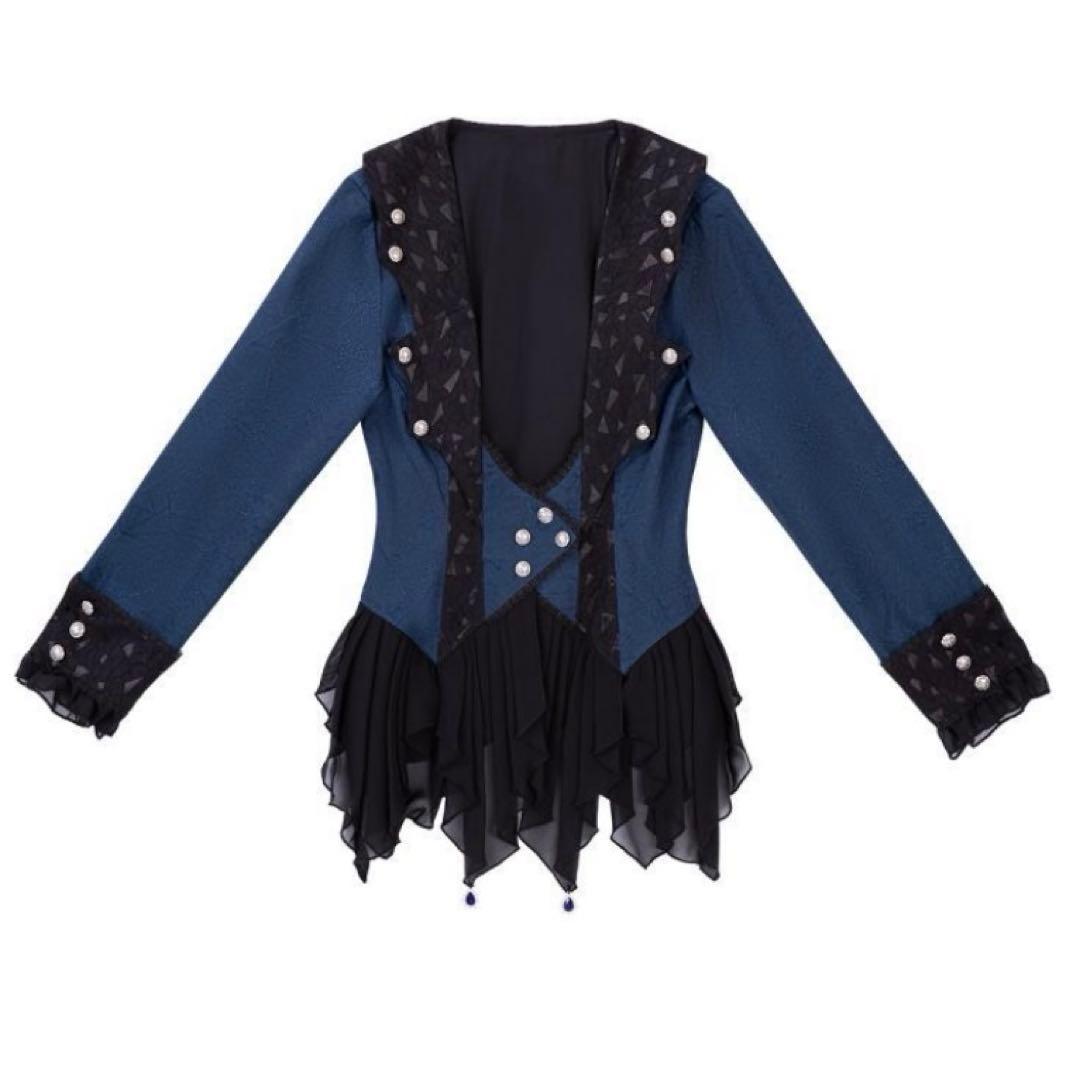 王子・皇子風ロリータ衣装/ネイビー系/4点セット