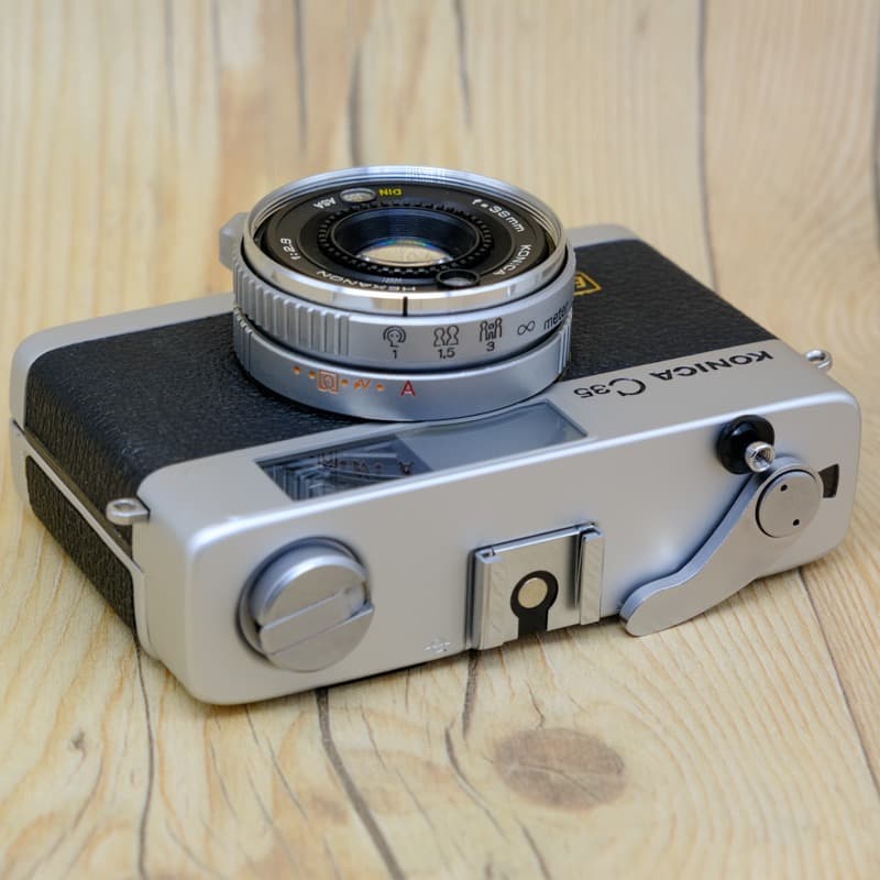 【整備品】KONICA C35 E&L コニカ 美品　フィルター付