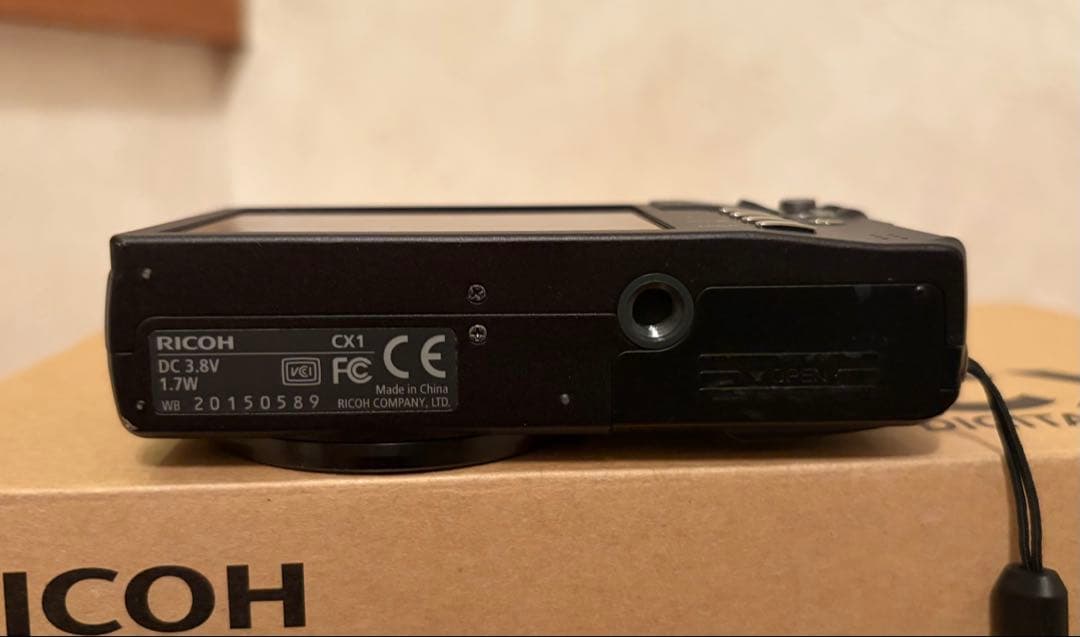 RICOH CX1 BLACK リコー　デジタルカメラ　ブラック