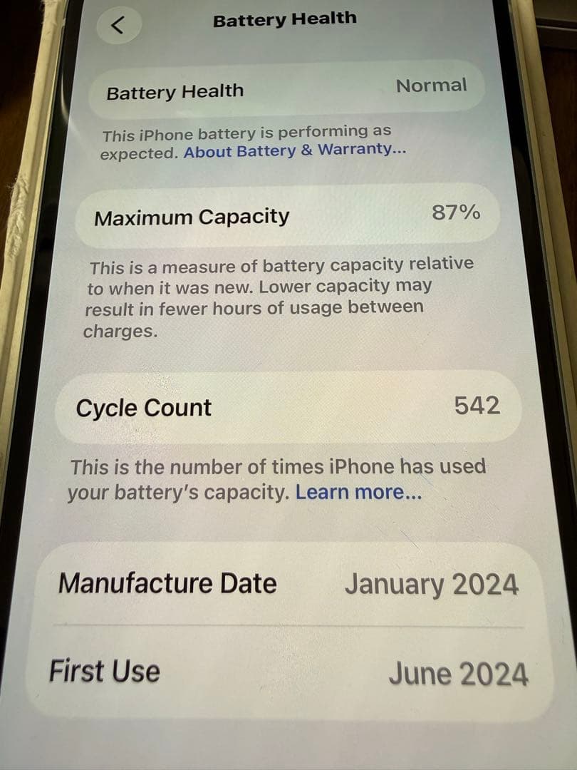 Apple iPhone 15 ホワイト 本体 充電ケーブル付き