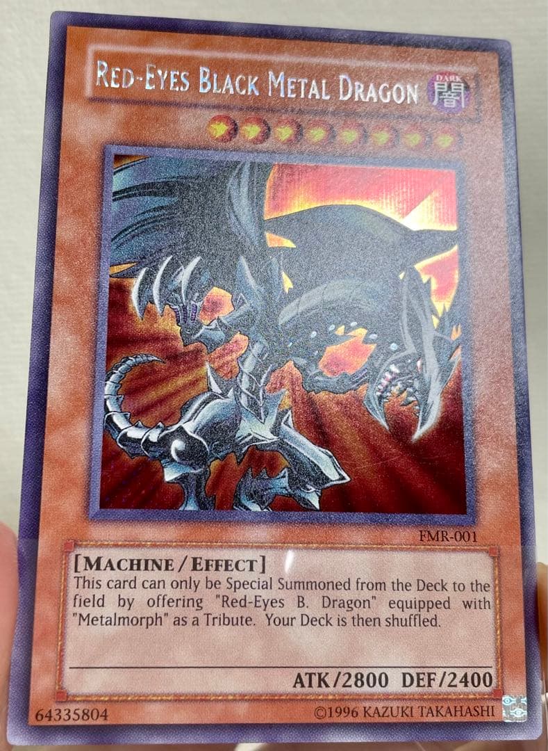 【英語版 匿名配送】レッドアイズブラックメタルドラゴン　FMR シークレットレア