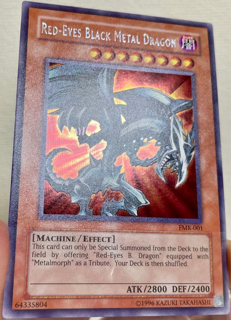 【英語版 匿名配送】レッドアイズブラックメタルドラゴン　FMR シークレットレア