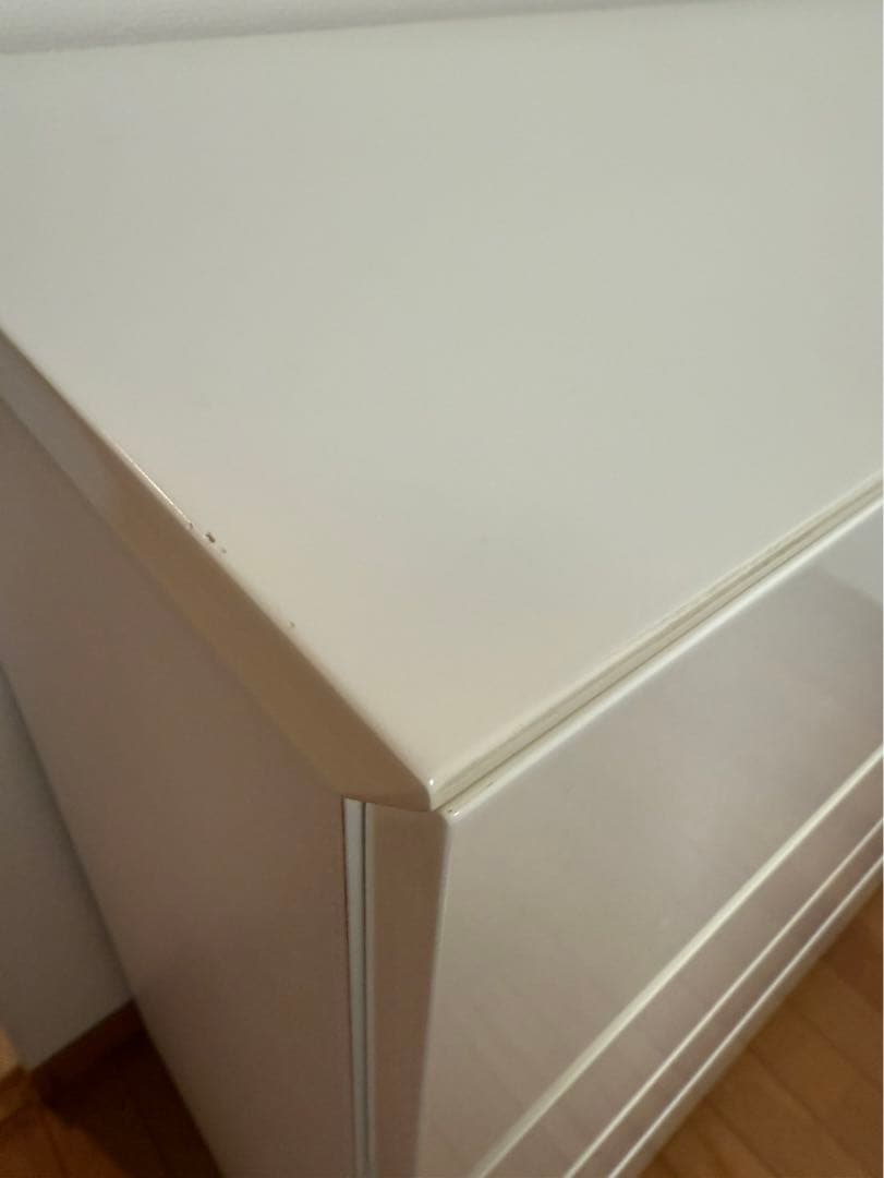 【あと2日！】ニトリ／ホワイト4段チェスト シンプル