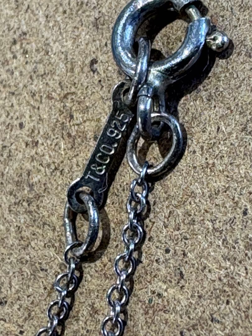 さ*の様 ティファニー　パロマ・ピカソ925.k18 シルバー 花モチーフ ネッ