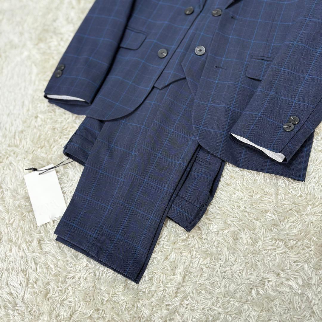 【未使用タグ付き】ZARA 男児フォーマルスーツ セットアップ 紺 134