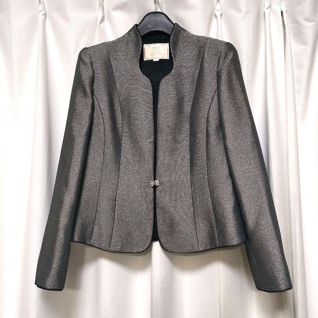 【美品】ユキコキミジマ 東京ソワール カラーフォーマルジャケット 9号