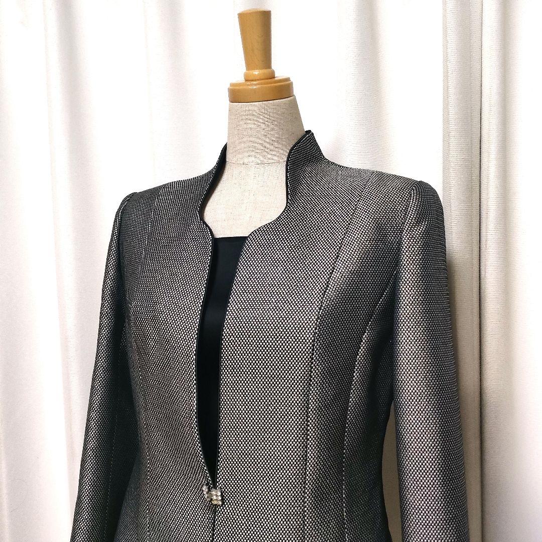 【美品】ユキコキミジマ 東京ソワール カラーフォーマルジャケット 9号