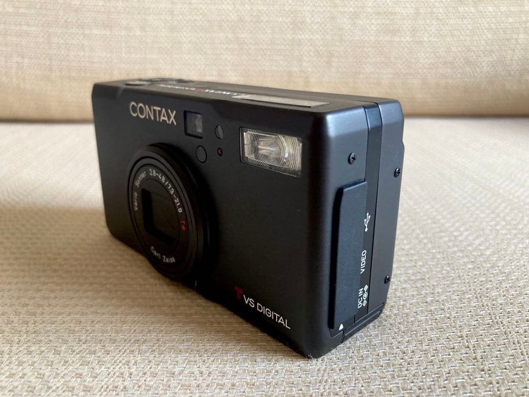 【美品•ほぼ完備】contax tvs digital ブラック Zeiss