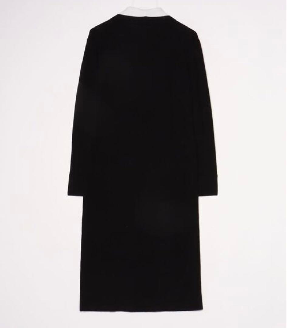 美品✨ROOM NO.8 BLACK / ニードル バイカラー カフス ドレス