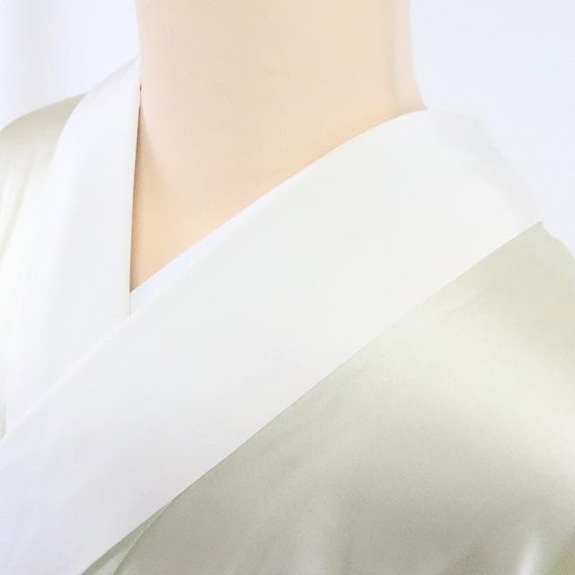 専用◇Y2217◇美品未着用 丹後ちりめん 袖無双 半襟・居敷当付 正絹 長襦袢