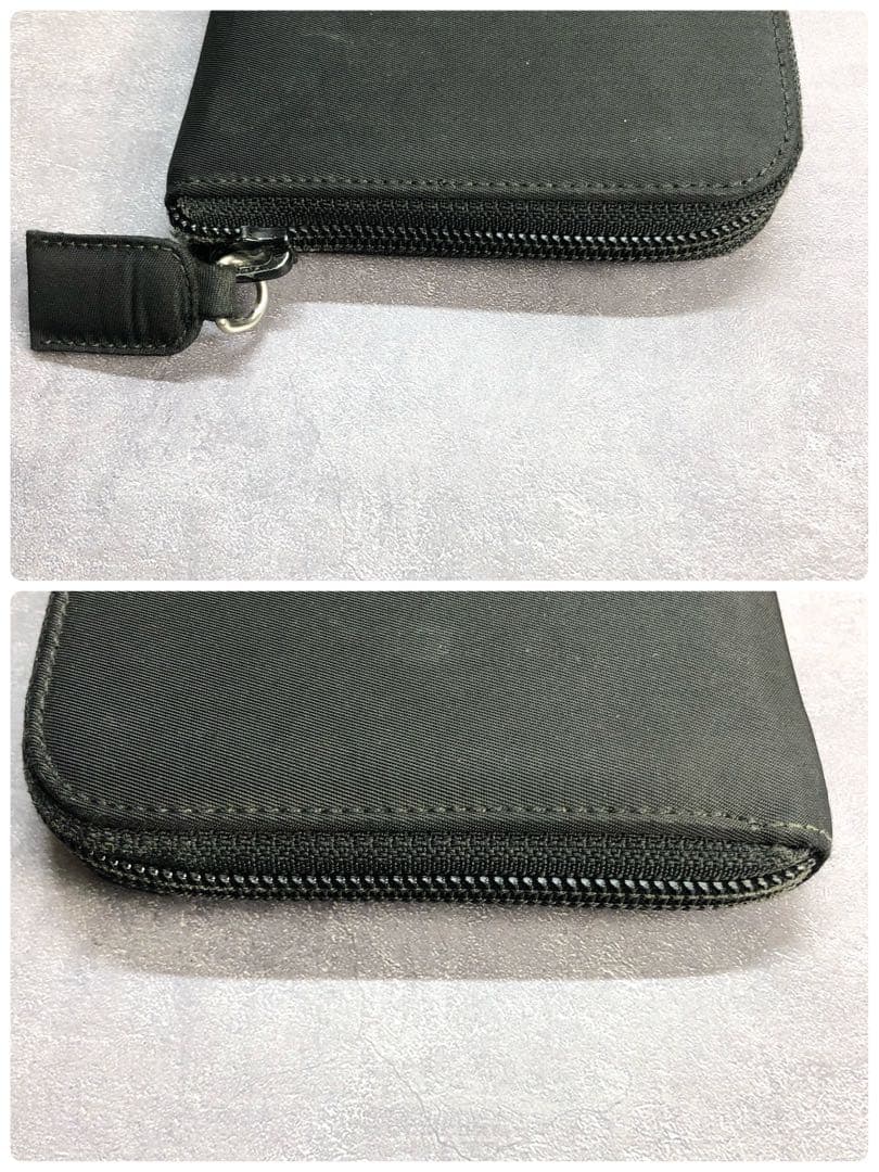 小物 PRADA Nylon Triangle Logo Long Wallet