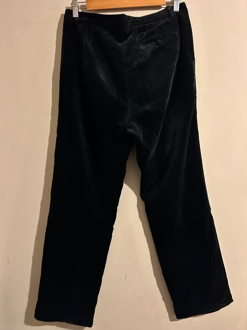 激レア　フランス製　アニエスベー ベロアパンツ　ブラック