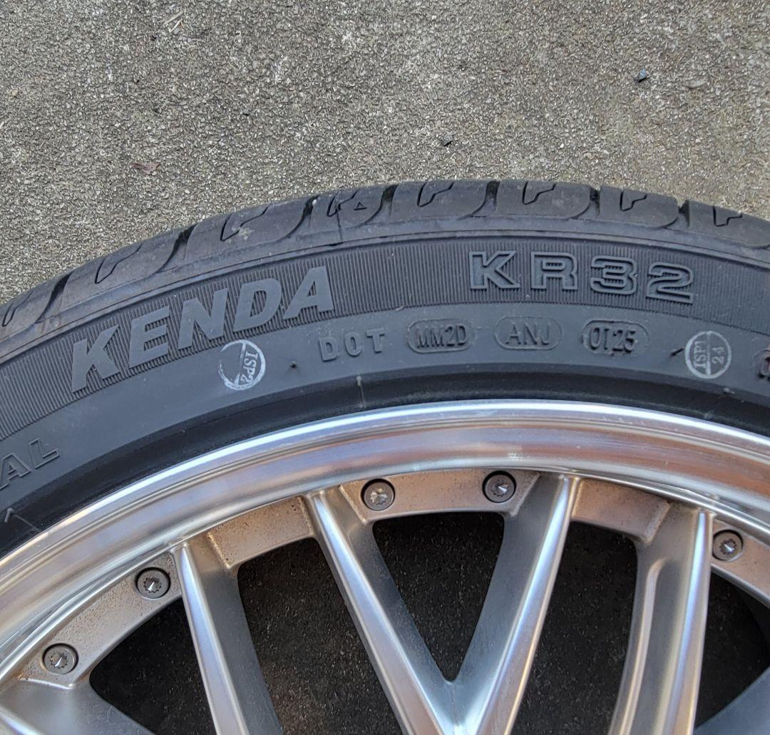 マルチフォルケッタ 20インチ 9j+38 ハイパーシルバー４本セット美品