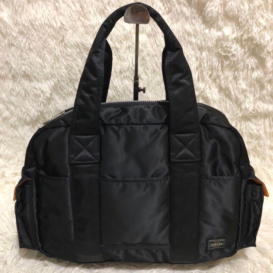 未使用級✨ポーター　吉田カバン タンカー　ボストンドラムバッグ ブラック