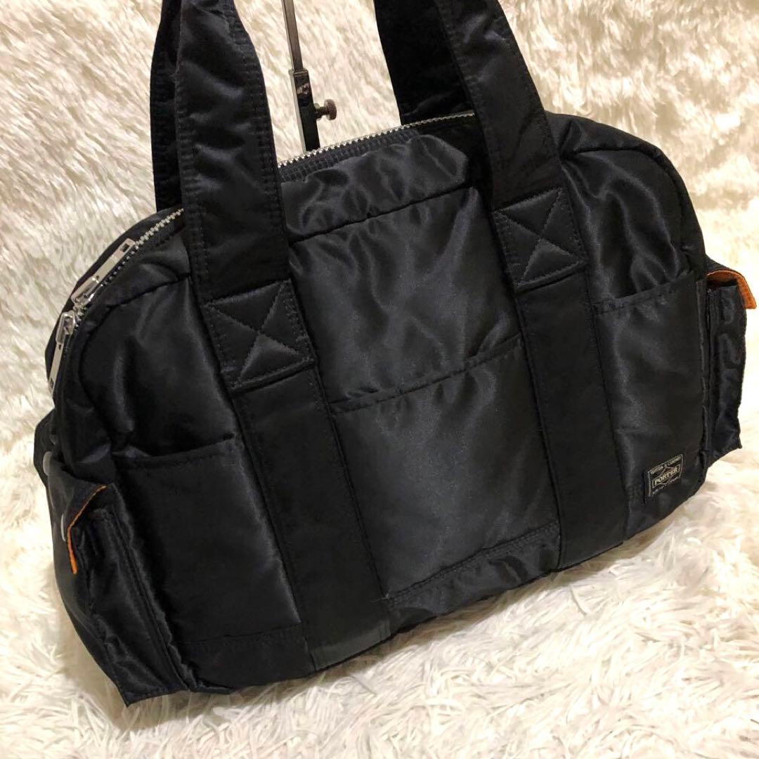 未使用級✨ポーター　吉田カバン タンカー　ボストンドラムバッグ ブラック