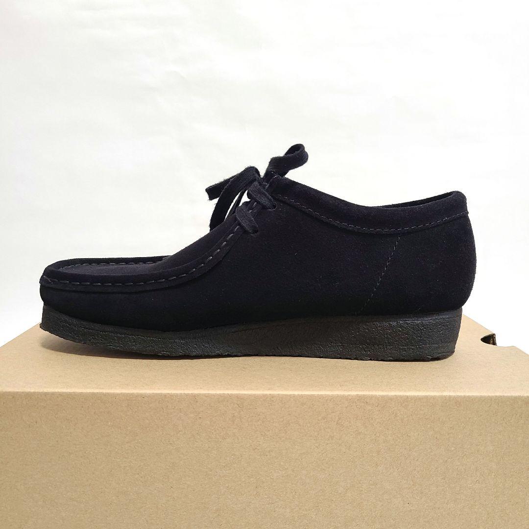 美品Clark Wallabee メンズ 6.5 ブラック ユナイテッドアローズ