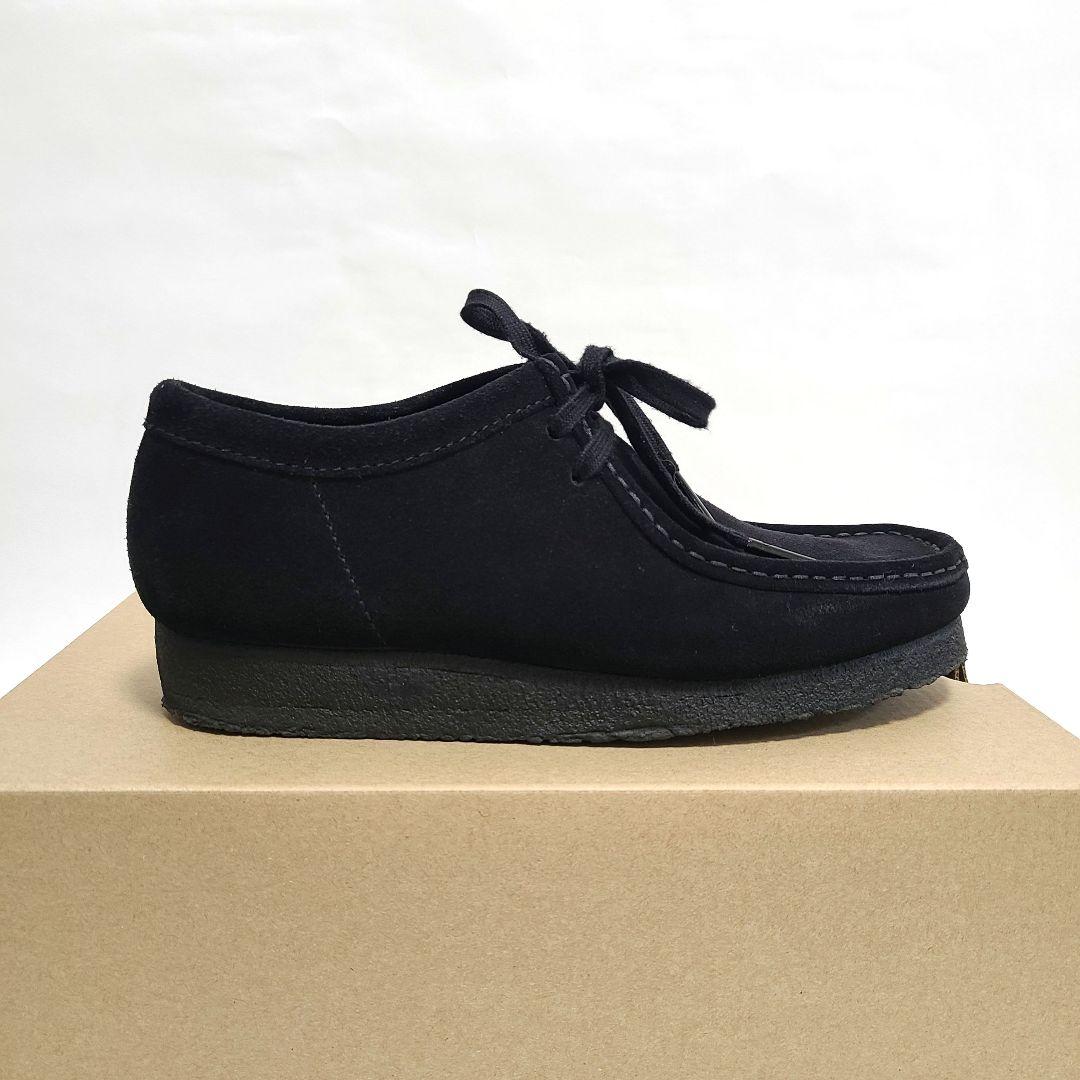 美品Clark Wallabee メンズ 6.5 ブラック ユナイテッドアローズ
