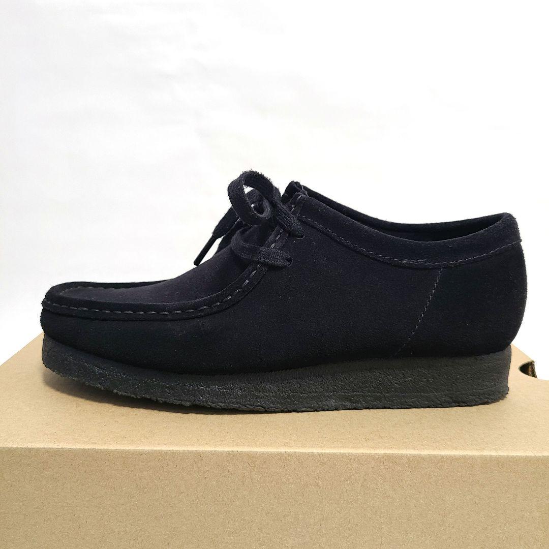 美品Clark Wallabee メンズ 6.5 ブラック ユナイテッドアローズ
