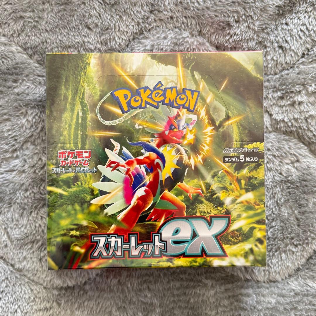 ポケカ　スカーレットex シュリンク付きbox