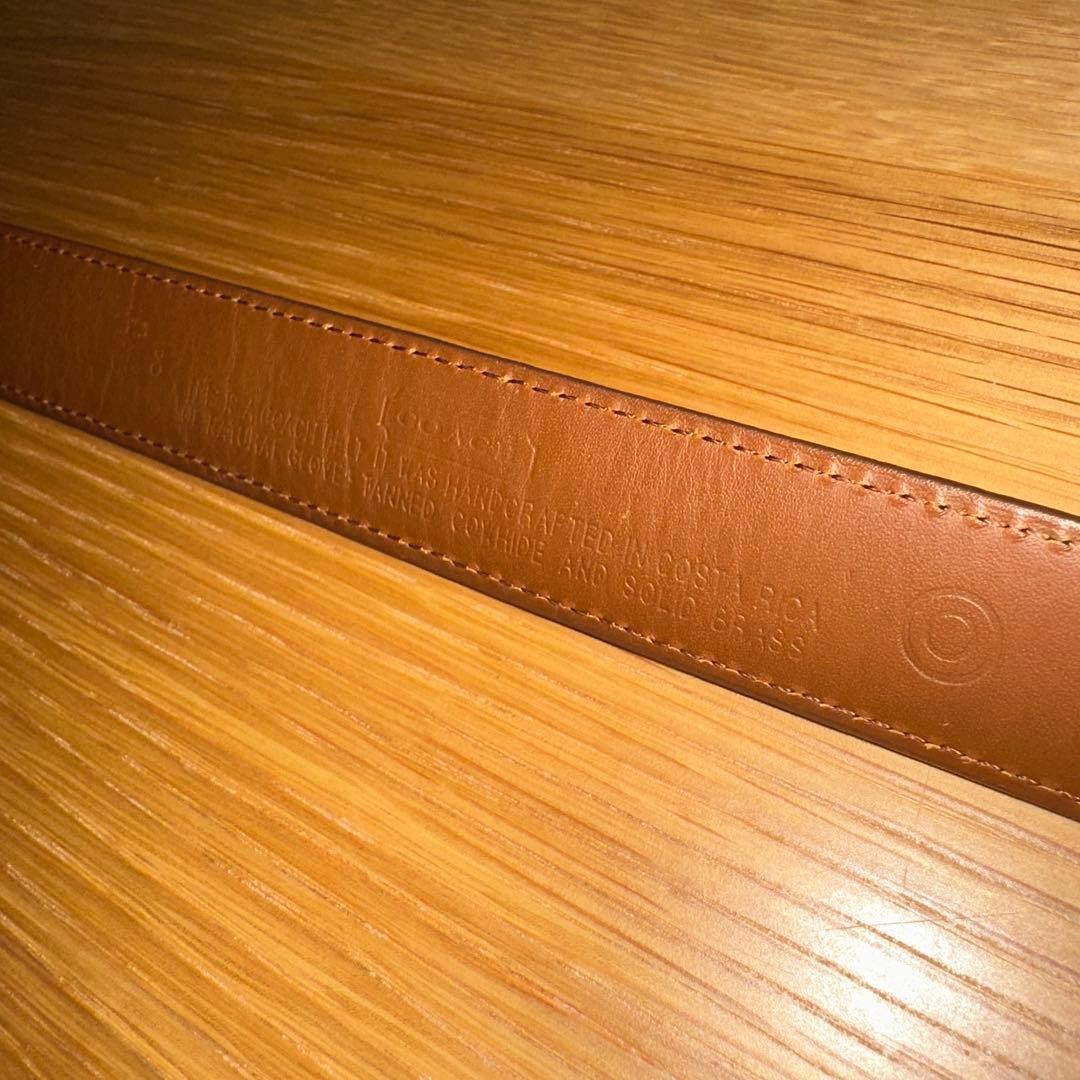 コーチ　ベルト　ブラウン　75 全90㎝　キャメル　ヴィンテージ　オールドコーチ
