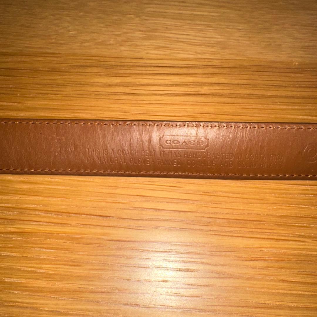 コーチ　ベルト　ブラウン　75 全90㎝　キャメル　ヴィンテージ　オールドコーチ