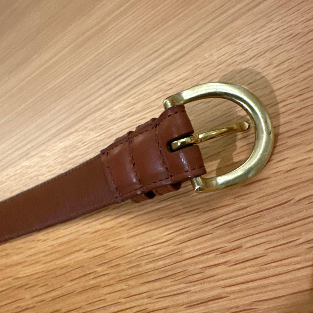 コーチ　ベルト　ブラウン　75 全90㎝　キャメル　ヴィンテージ　オールドコーチ