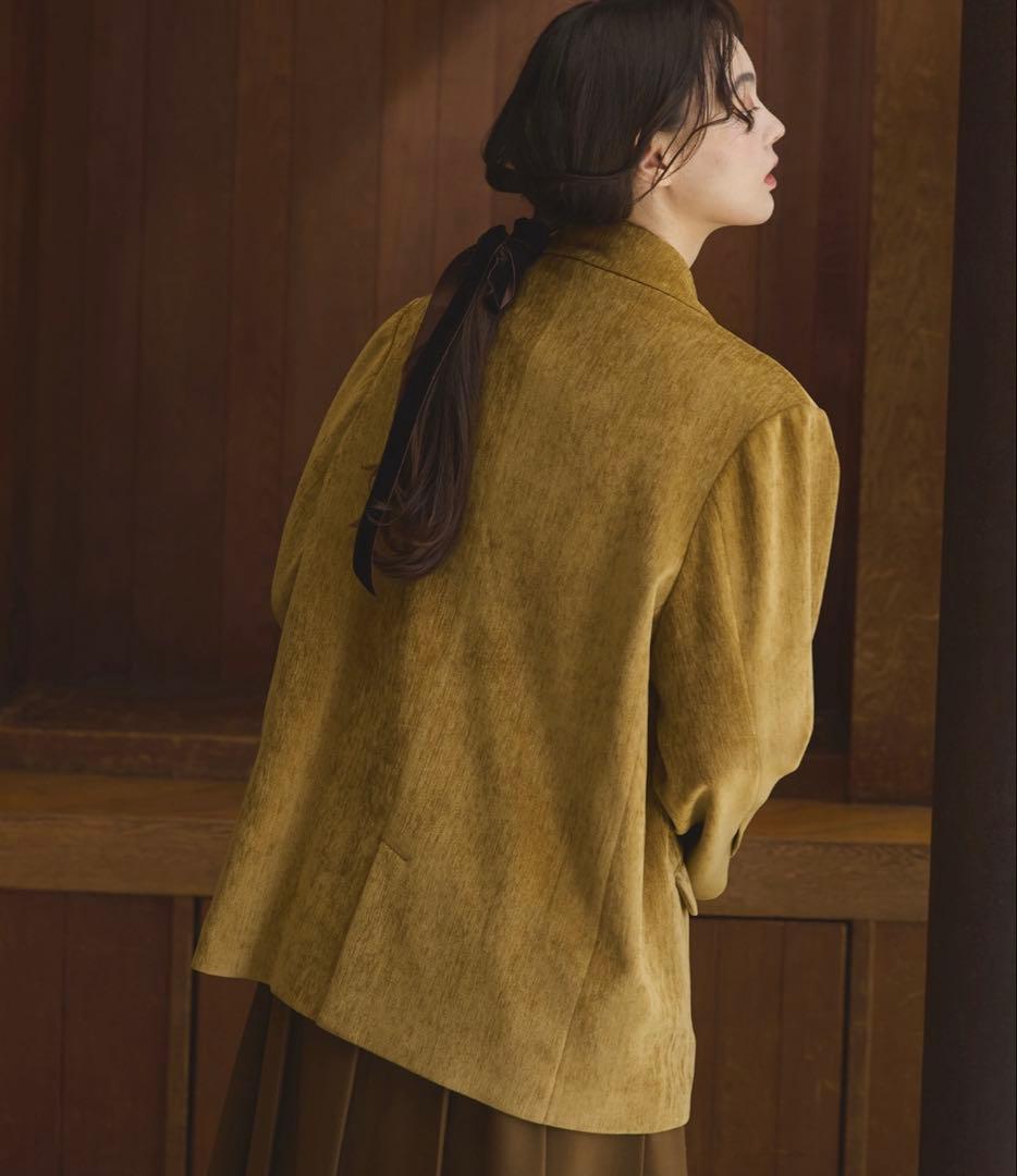 olun オルン ルーズベーシックモールジャケット