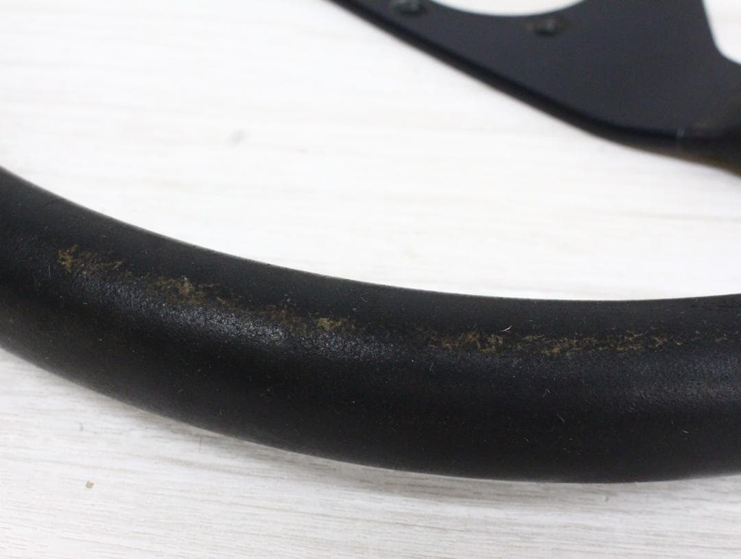 ▲希少 MOMO ヴィンテージ ステアリング レザー モモステ イタリア製②