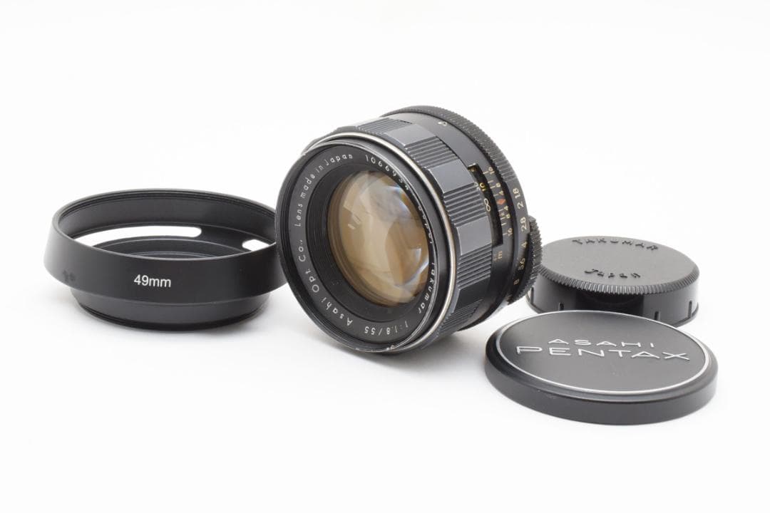Super Takumar 55mm F1.8 前期型 フード付 Y181