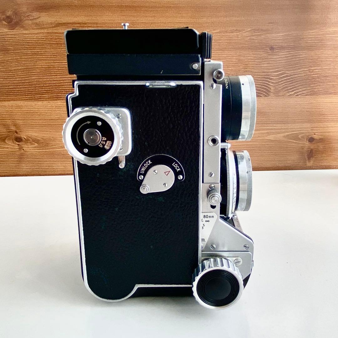 ジャンクマミヤ Mamiyaflex SEKOR 80mm F2.8 二眼カメラ
