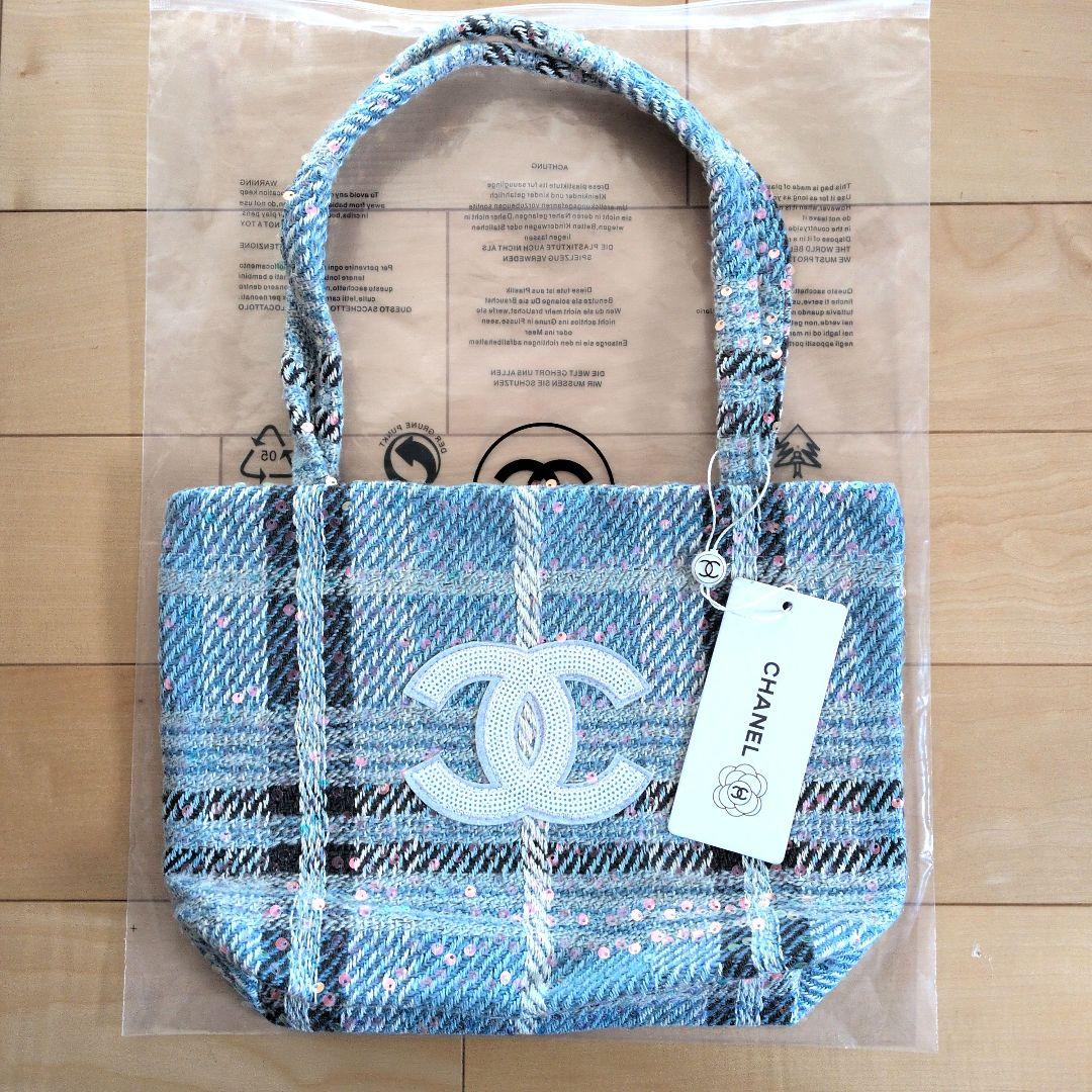 ま*♪様 H*i様 CHANEL ツイード チェック トートバッグ