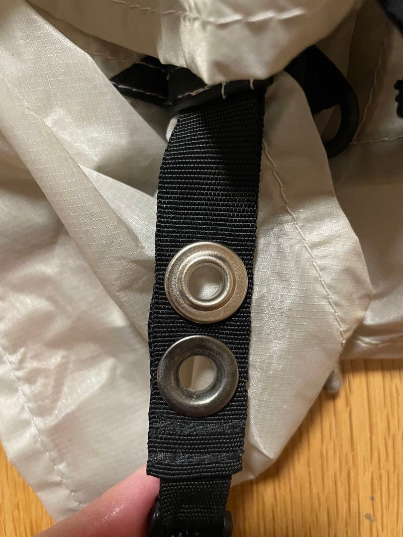 ジャックシェルターミニ サイドポール4本付き ペグ未使用　グロメット補修済