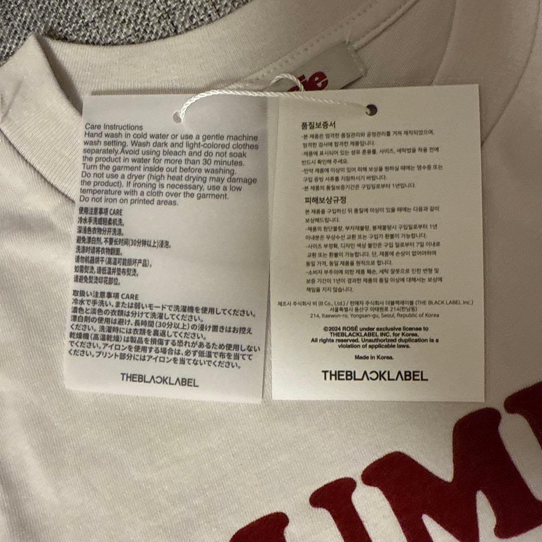 【新品未使用】BLACKPINK rosie Tシャツ