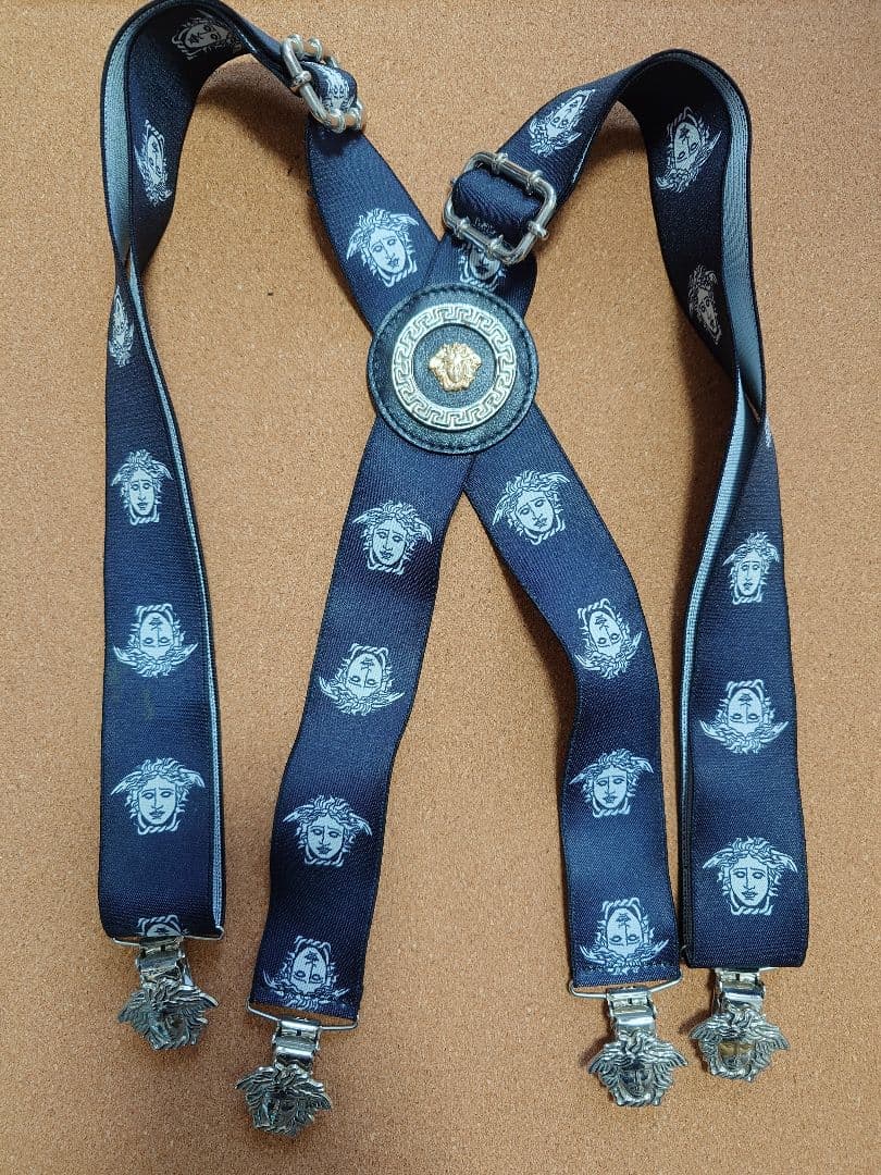 VERSACE ヴェルサーチ サスペンダー メデューサ