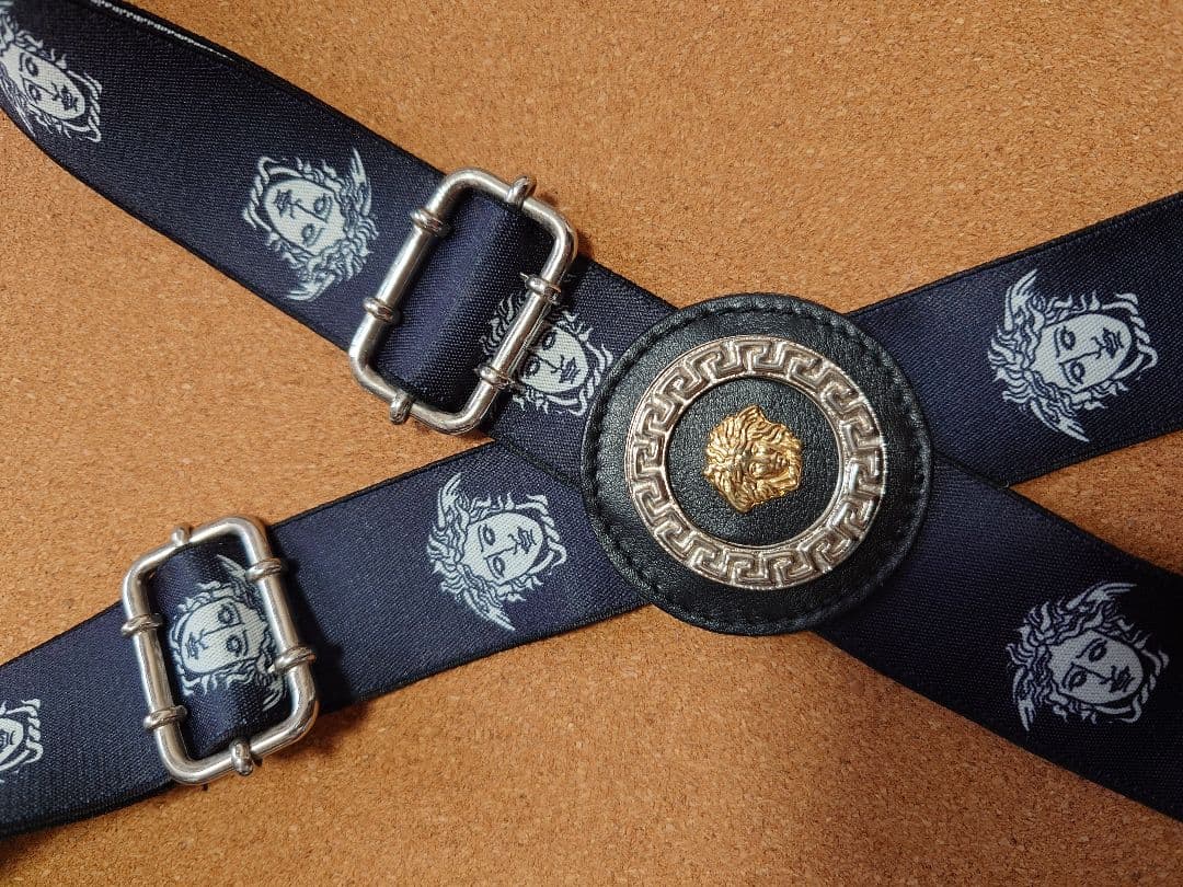 VERSACE ヴェルサーチ サスペンダー メデューサ