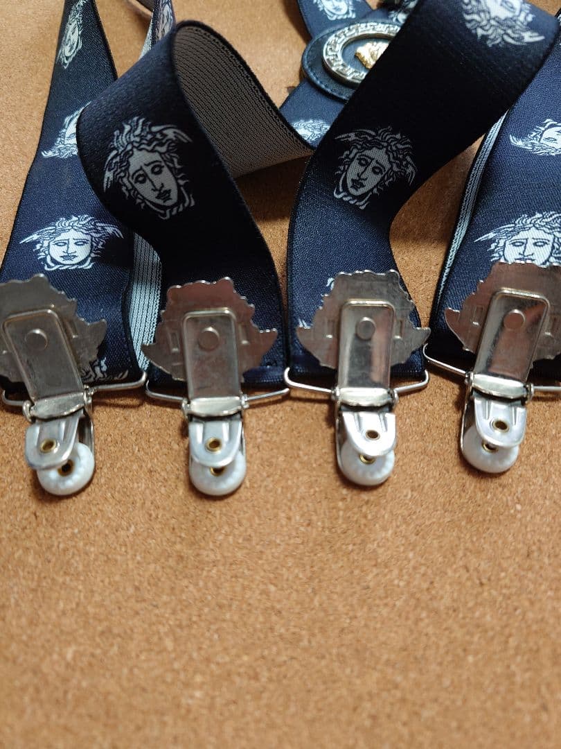 VERSACE ヴェルサーチ サスペンダー メデューサ