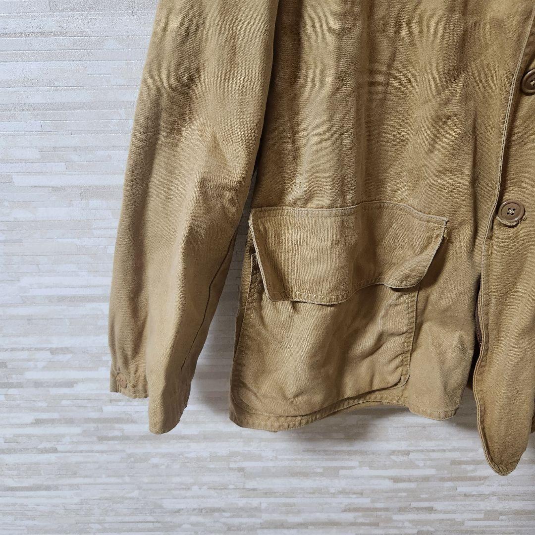 50~60s American field ハンティングジャケット 裏地動物柄