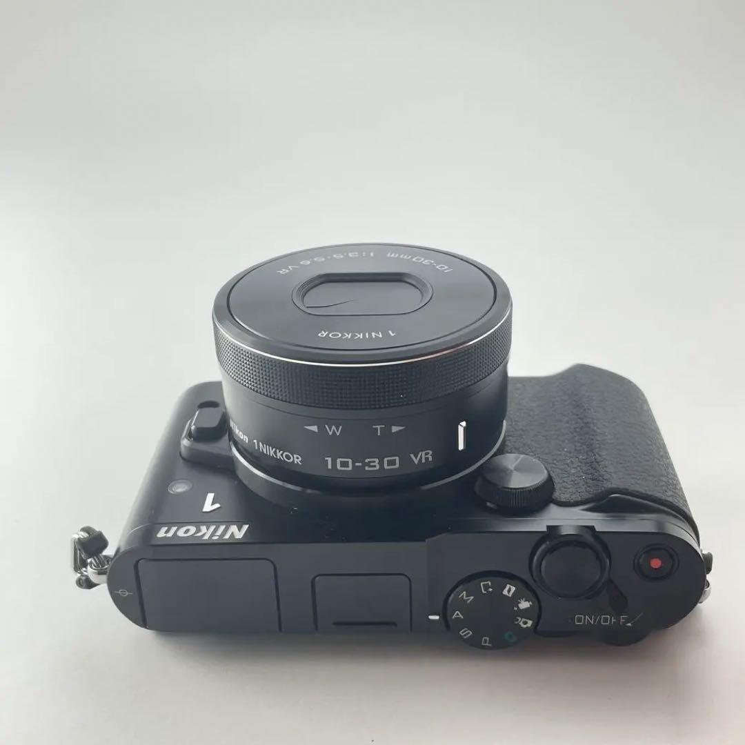【ショット数8000・返品保証】Nikon 1 V3 ブラック 標準レンズキット