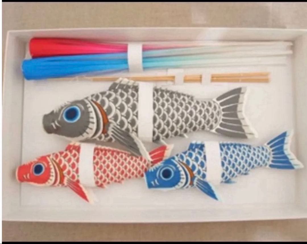 いせ辰　こいのぼり　モビール　黒　2024年製