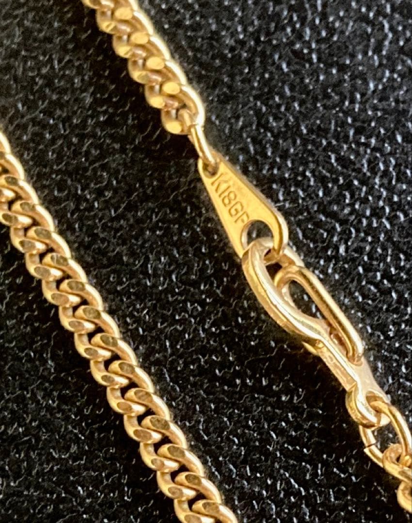 K18 (18金)　ペンダントトップ　大玉 天然石 　アンティーク