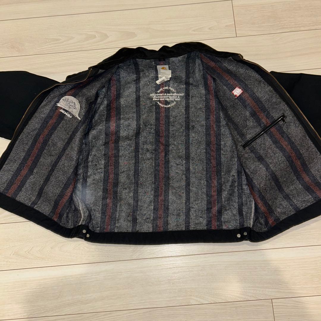 カーハート　デトロイトジャケット　ブラック　USA製