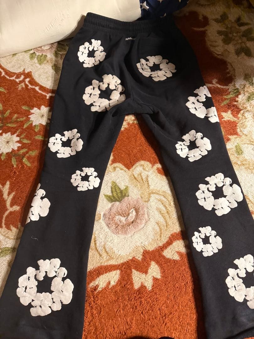 デニムティアーズフレアパンツ