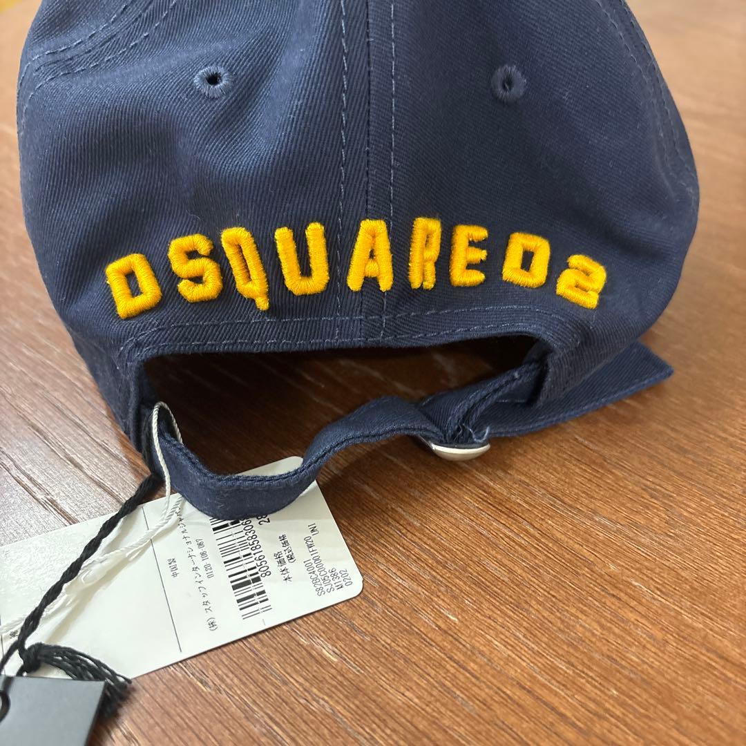 DSQUARED2 icon オレンジ　キャップ