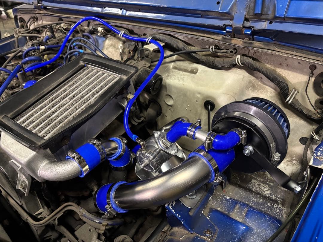 【kenkouappa/ジムニーJA11BLITZサクションインテークシステム】