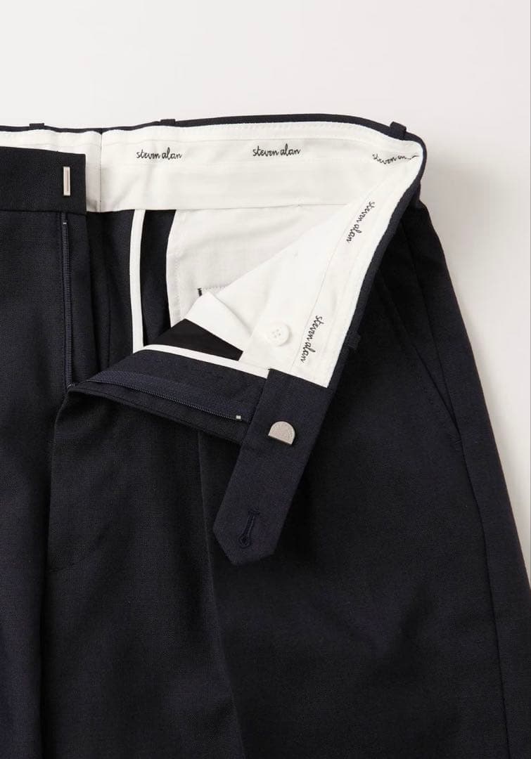 steven alan ウールオックスフォードインツープリーツドレストラウザーズ