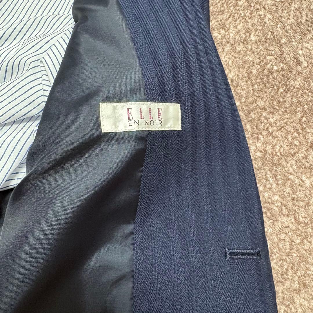 ELLEフォーマルスーツ (ストライプ・ネイビー）150cm男児用