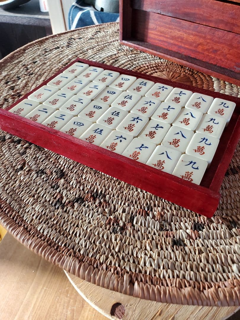 アンティーク麻雀牌 銘：無 骨牌