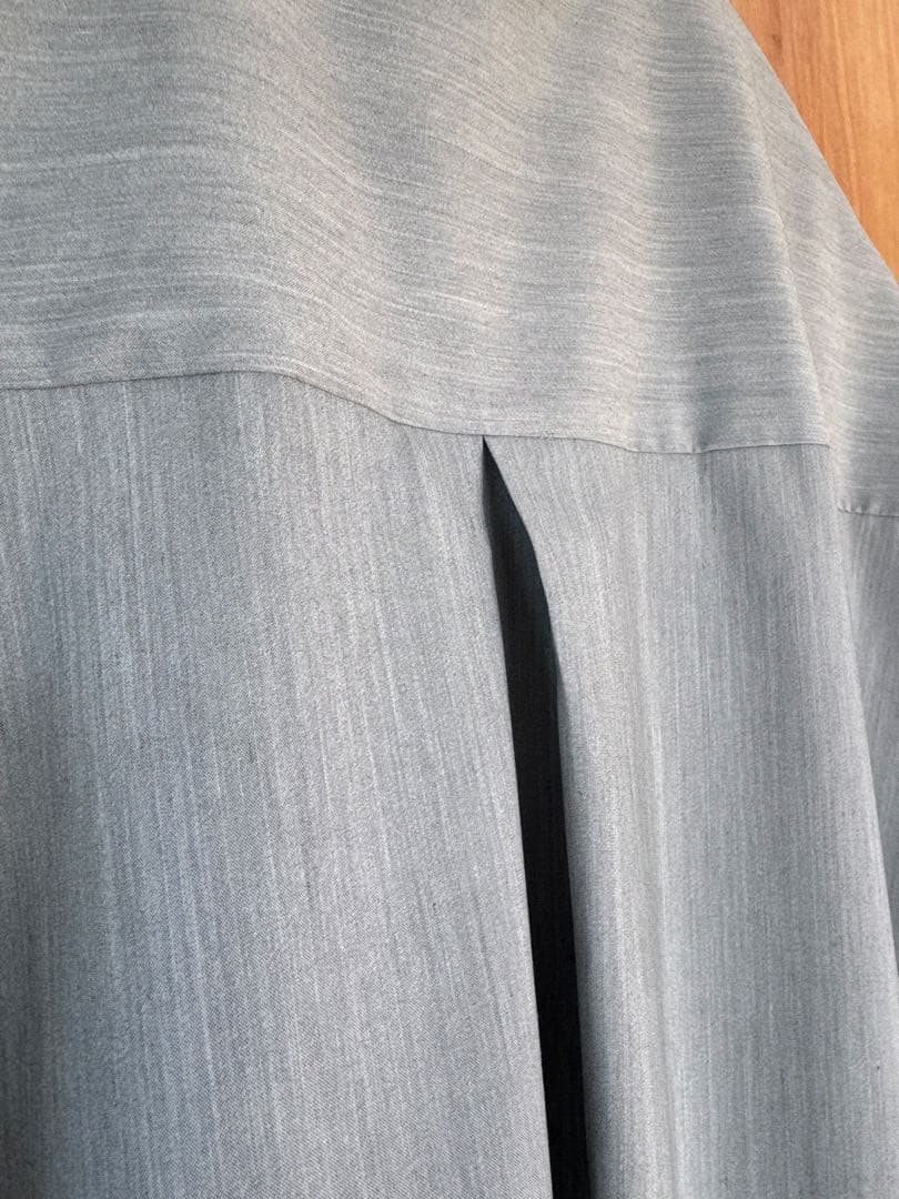 即完商品 未使用 タグ付きENFOLD シャツワンピース グレー