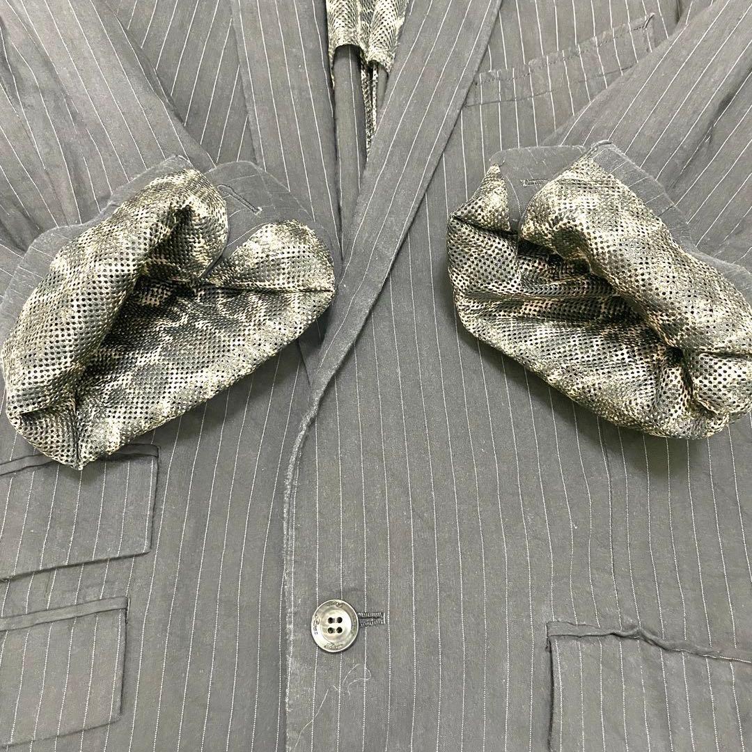 暴れ小町　ロエン ジャケット 半袖 スカル ラメ スワロフスキー リネン