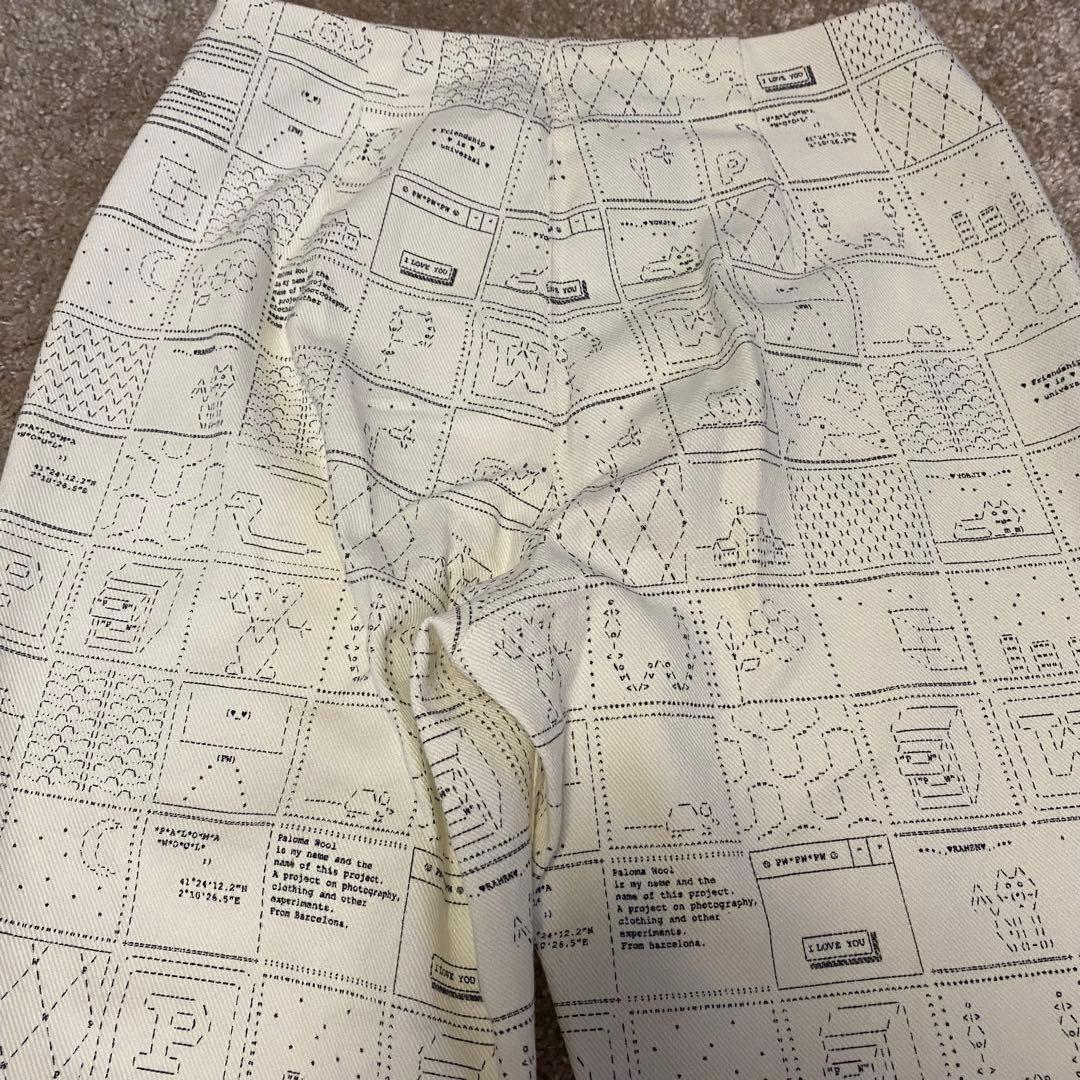 新品未使用　paloma wool パンツ　白